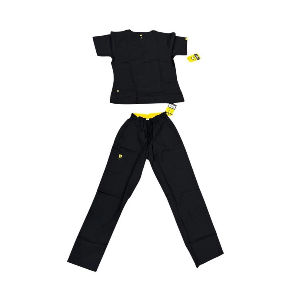 wonderwink scrub set Black Medium